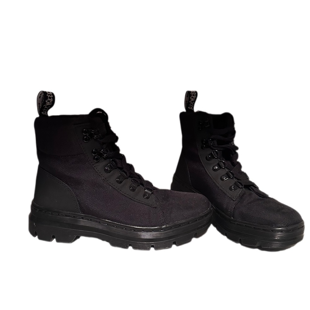 LIKE NEW Dr. Martens Poly Combs Black Boots